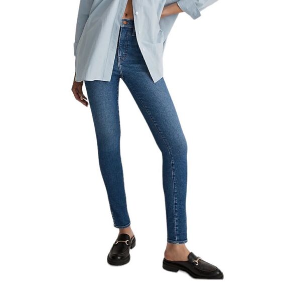 MADEWELL  9” Hi Rise skinny blue jeans. NEW - Picture 4 of 8